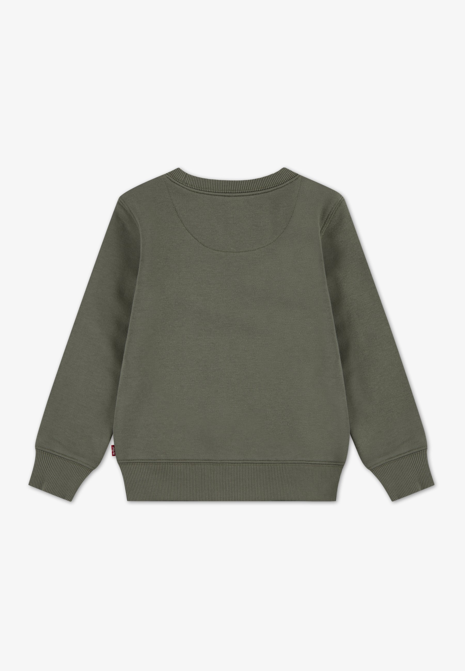 Sweat-shirt unisexe Levi's® MINI LOGO COL ROND - vert lichen foncé