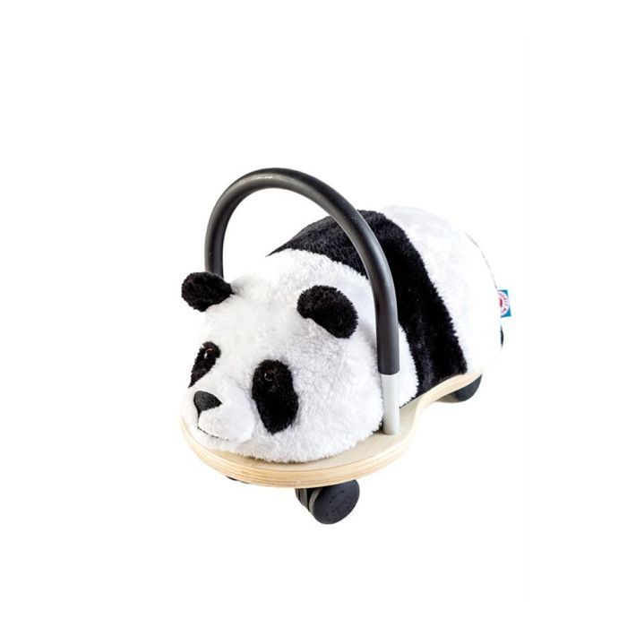 Panda-Rutschauto – WHEELY BUGS – Kleine Größe – Baby – 12 Monate – Beige und Schwarz