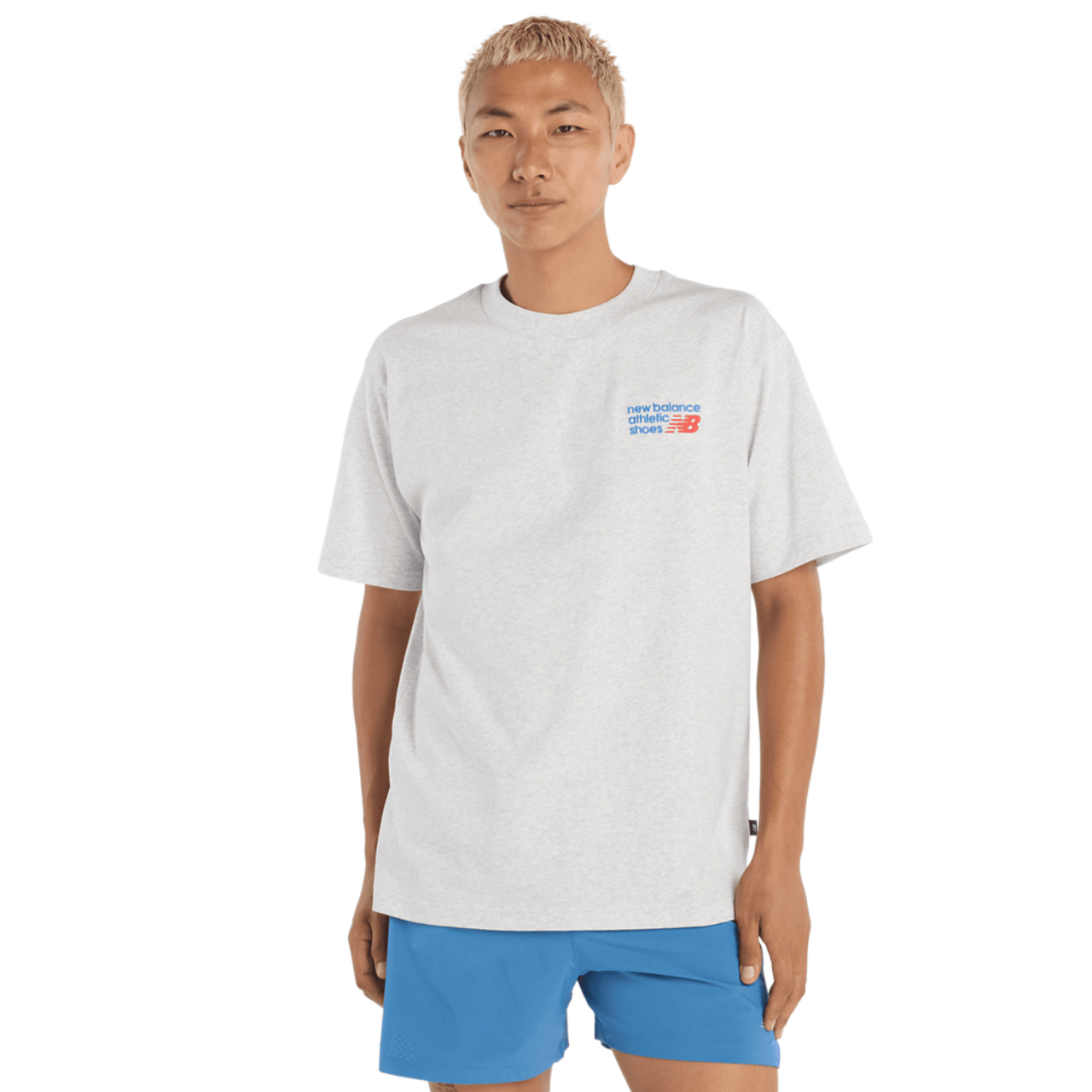 New Balance Athletics Premium -logollinen t-paita