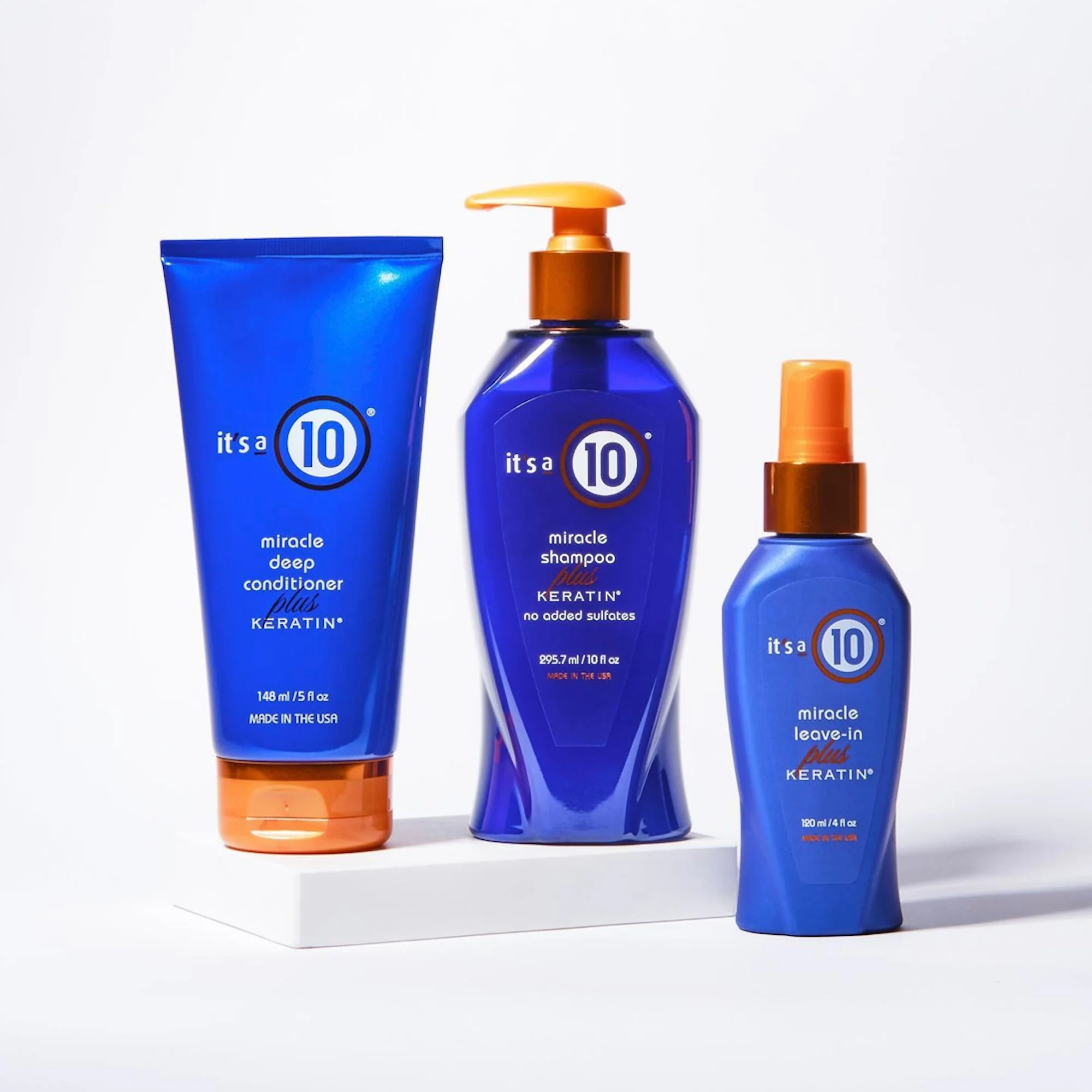 Keratin Collection Miracle Leave-in Plus KERATIN - Balsamo Senza Risciacquo Capelli, Ristrutturanti & Ricostruttivi