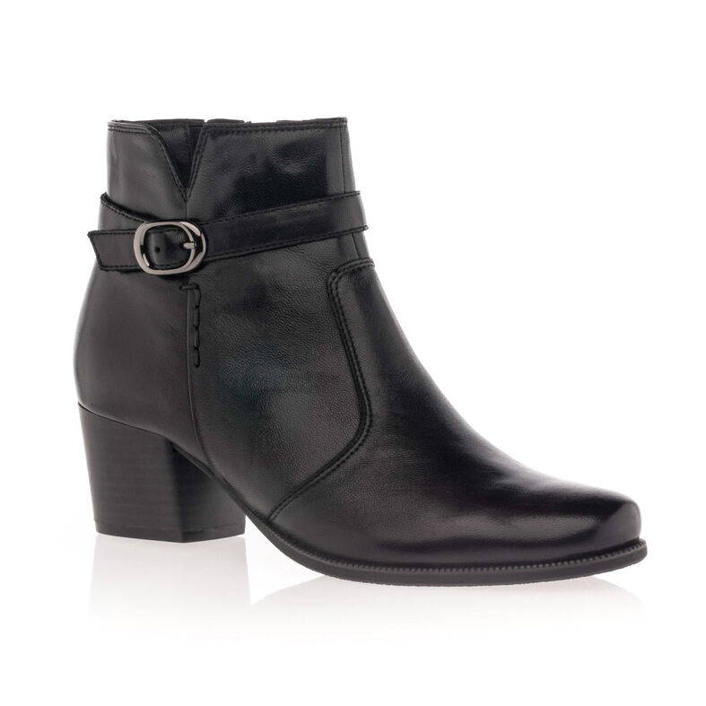 Schwarze Damenstiefel / Stiefeletten