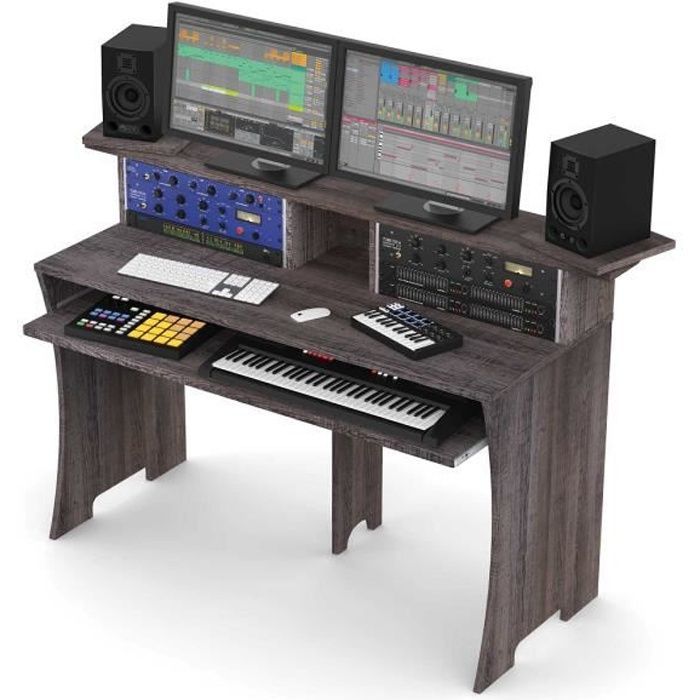 GLORIOUS WORKBENCH DRIFWOOD - Home Studio Workstation with Wood Finish