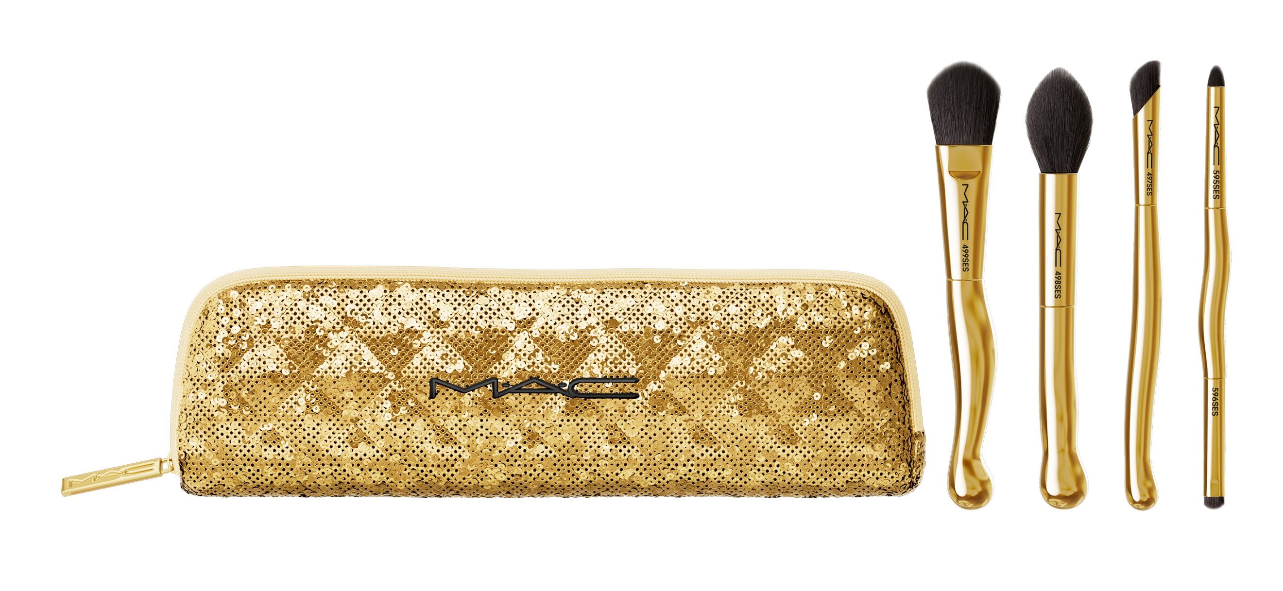 „Golden Touch“ mini teptukų rinkinys Prabangūs teptukai ir dažymo teptukai