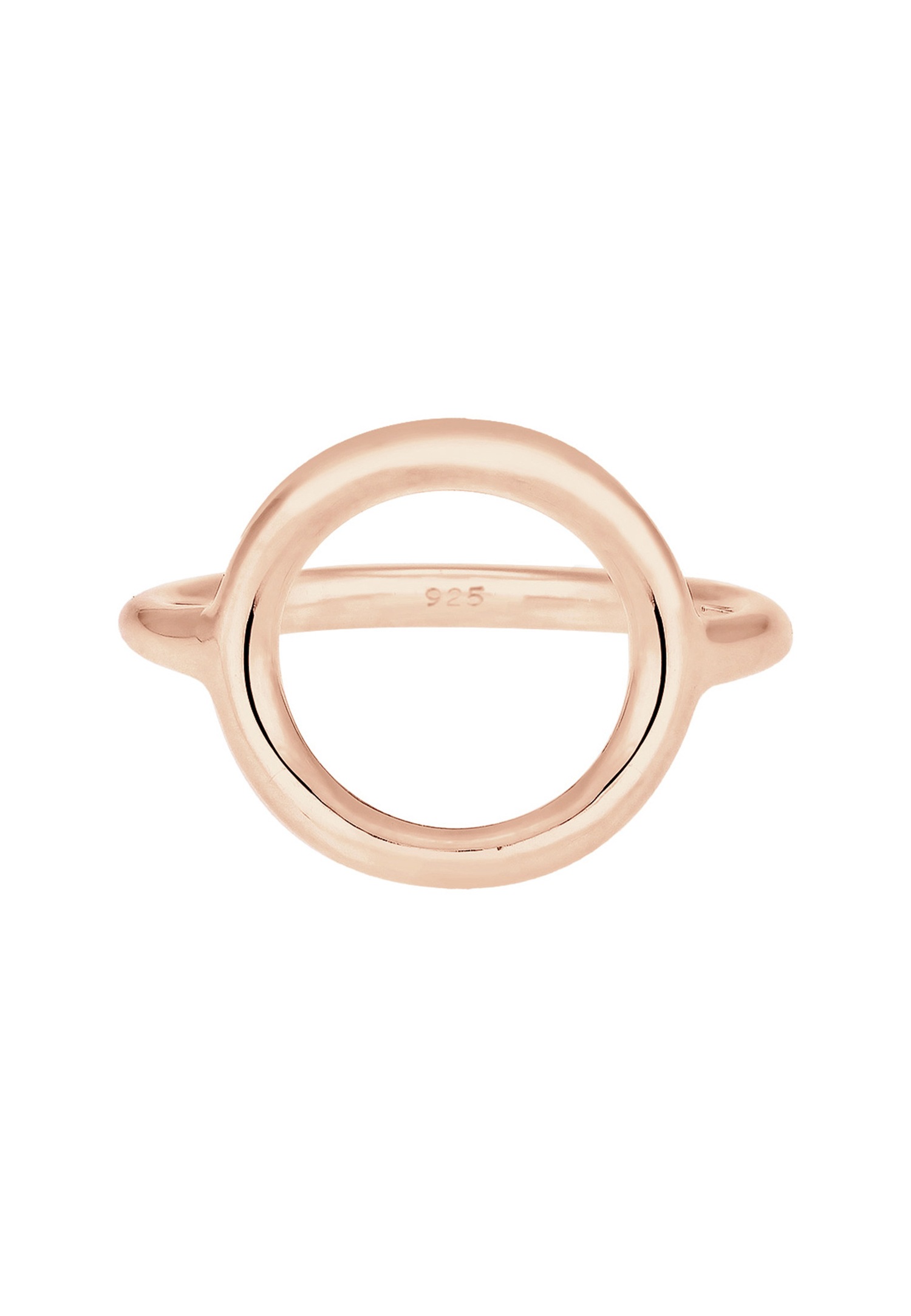Elli Femmes Cercle Rond Géo Statement en Argent Sterling 925