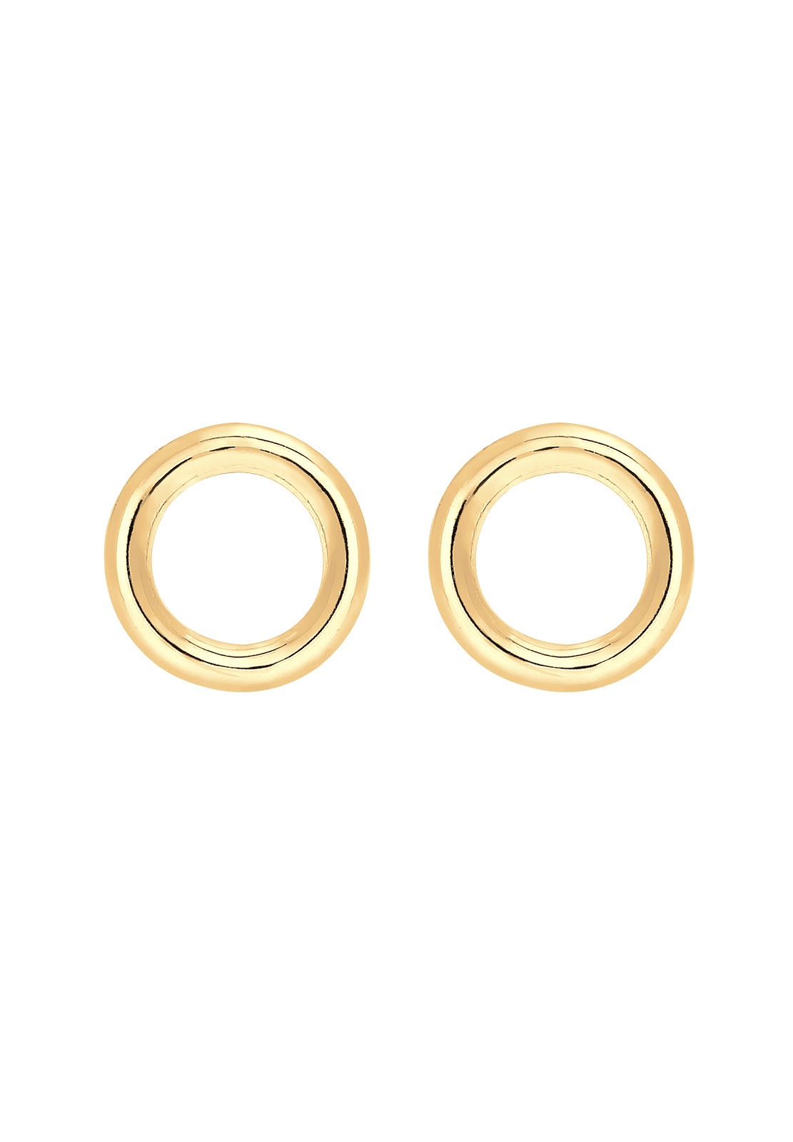 Elli Femmes Clous d'oreilles Cercle Géo Minimaliste en Argent Sterling 925
