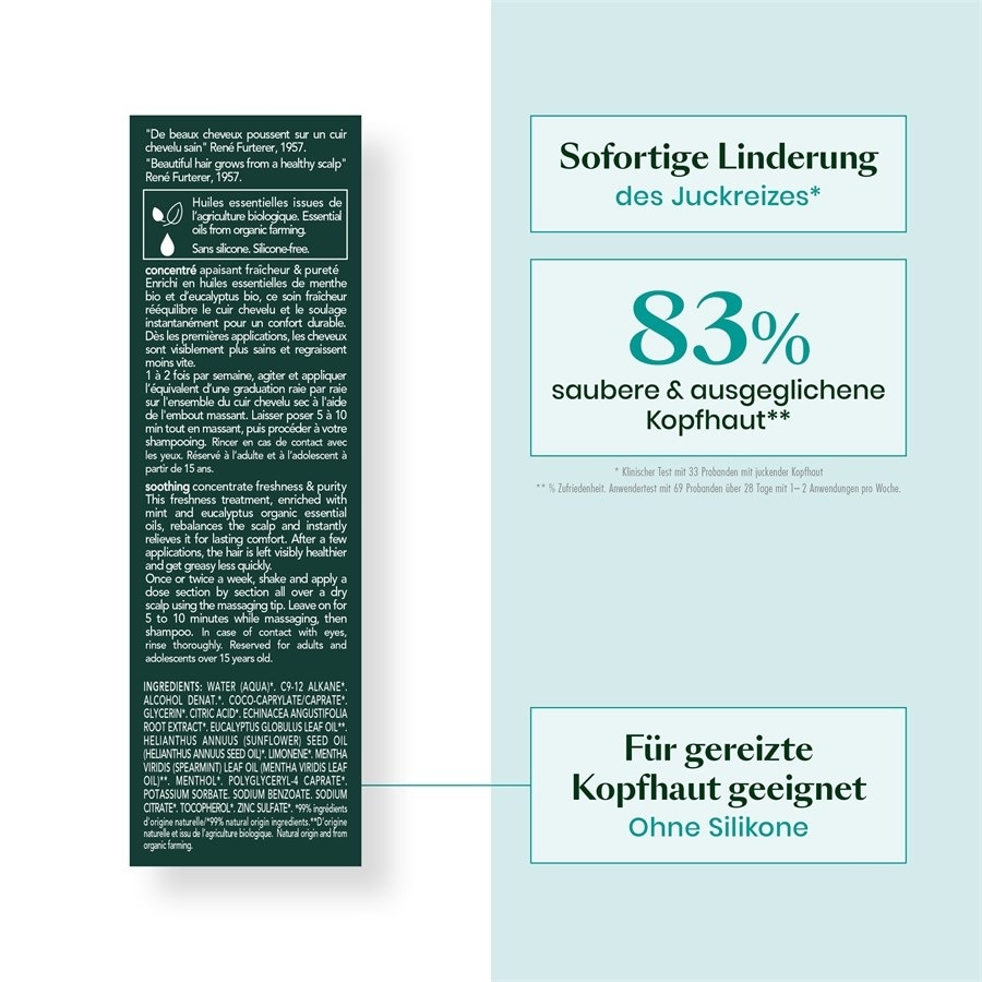 René Furterer Haarpflege Astera Beruhigendes Konzentrat - 50 ml