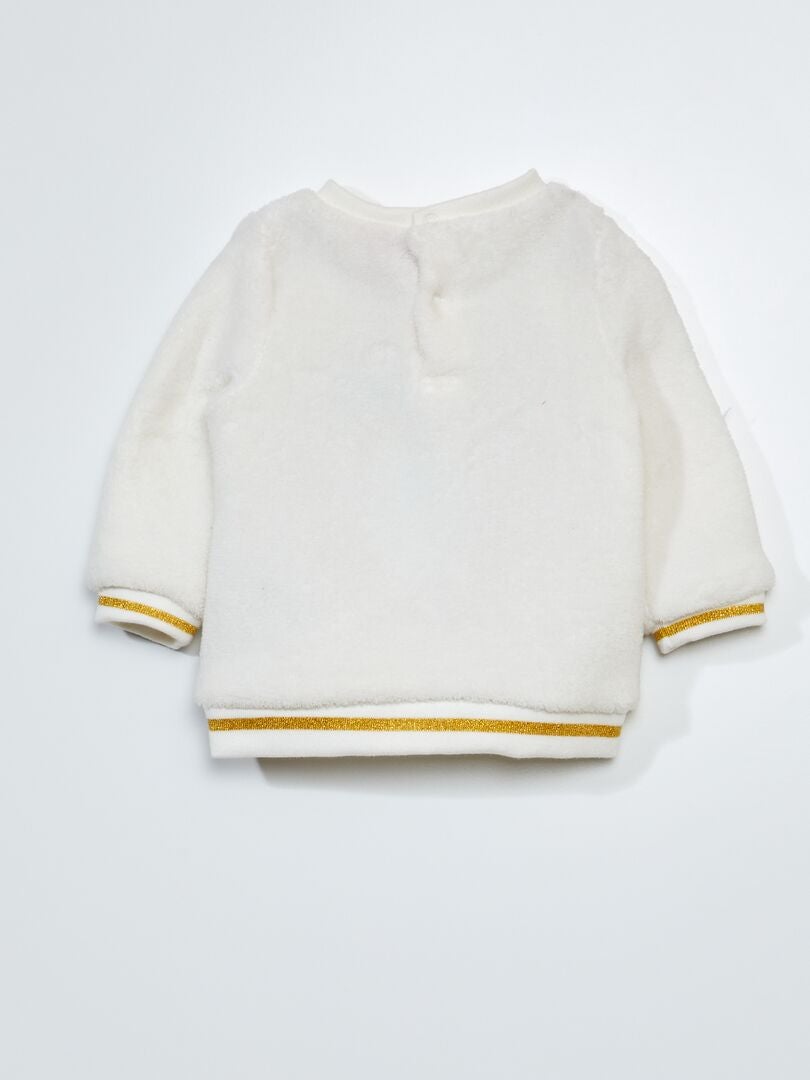 Sudadera de punto suave de Minnie Mouse - BEIGE
