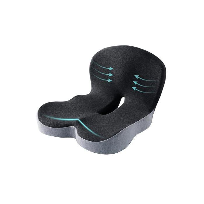 Cojines de asiento de espuma viscoelástica para camioneros y oficinistas.