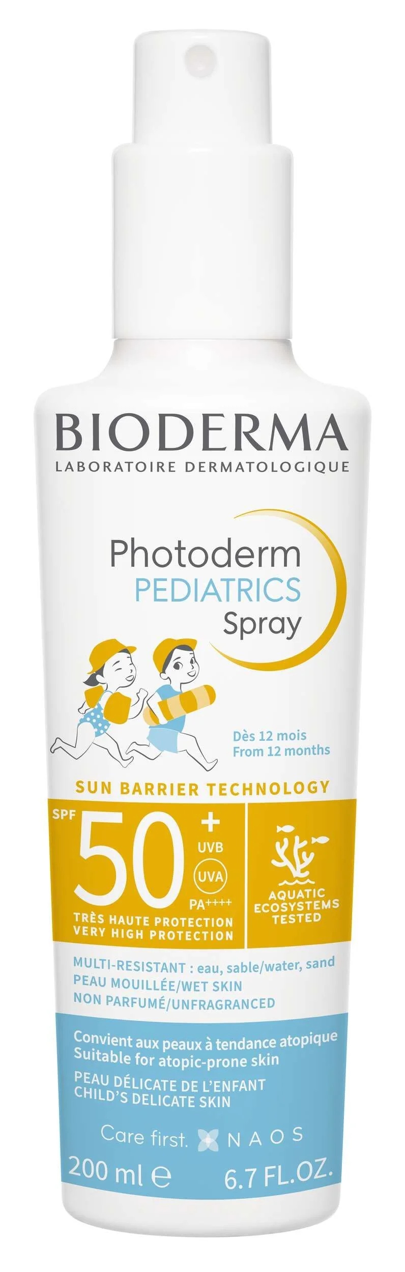 BIODERMA Photoderm Spray Pédiatrique SPF50+ 200 ml