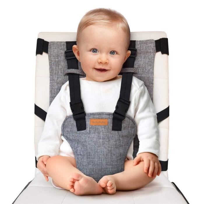 Child and Baby Booster Seat - Baby Table Seat - Grey - Unisex - Booster Seat - Up to 15 kg