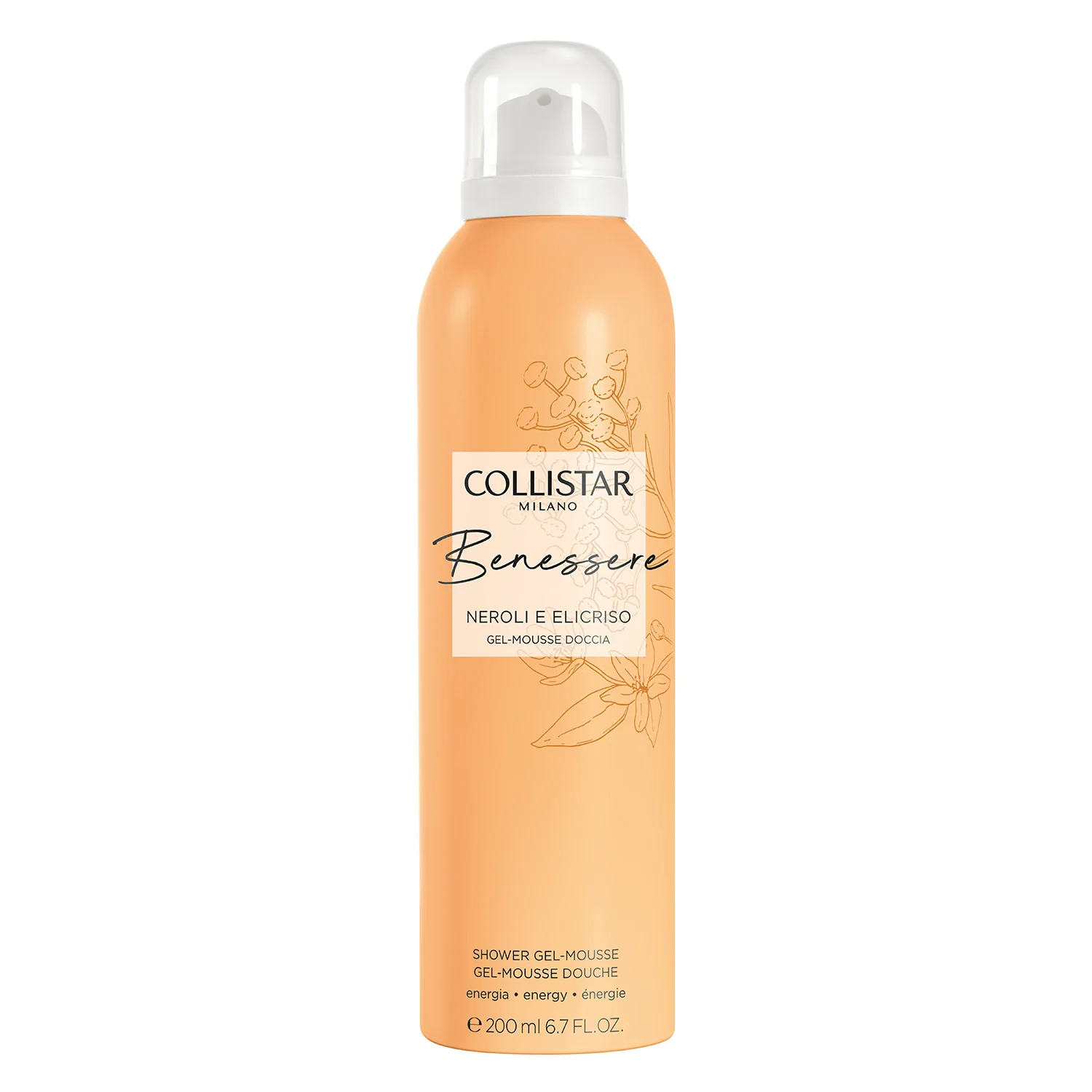 Benessere Neroli e Elicriso Gel-Mousse Doccia - Bagno e Doccia