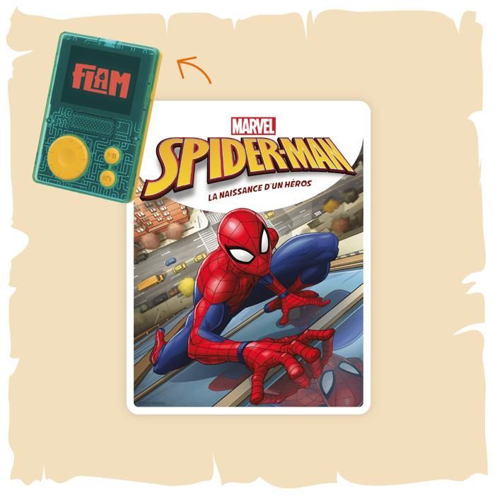 Livre audio interactif - Lunii - Spiderman - 22 chapitres - 10 badges - Dès 7 ans