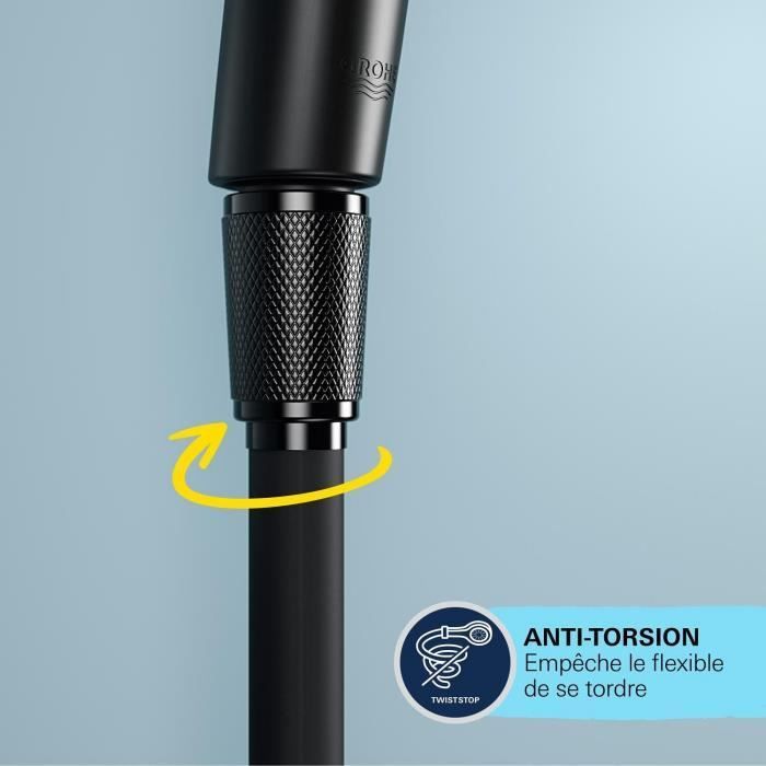Suihkupylväs termostaattisella sekoittimella - Vettä säästävä - GROHE Vitalio Comfort 250 - Mattamusta - 266962431