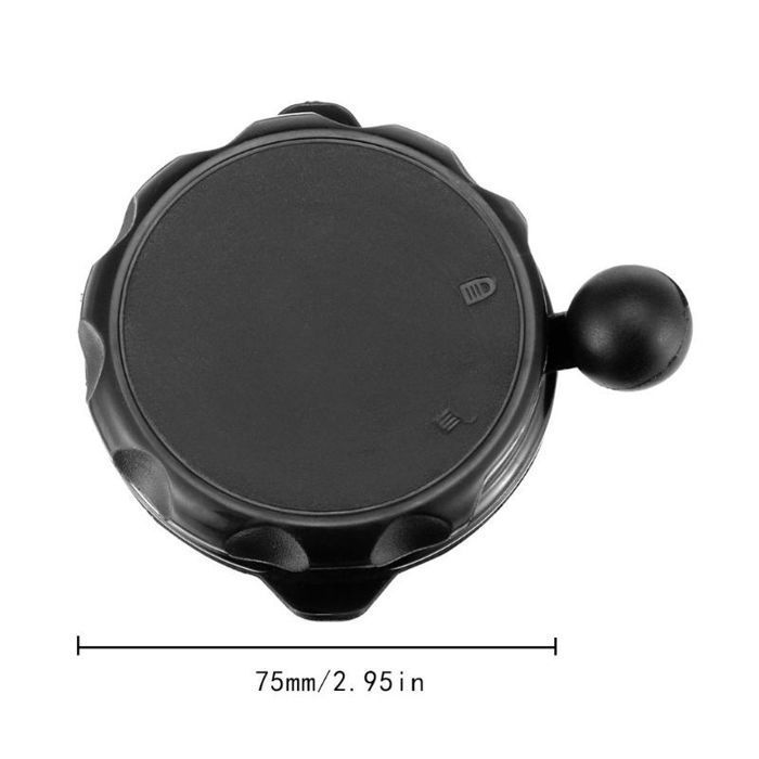 Suction cup mount for TomTom Start 20, 25, 60 Via Series GPS devices, sturdy windshield mount, easy installation