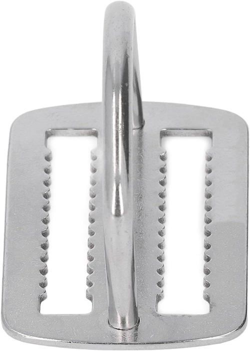 Stainless Steel Serrated Scuba Diving Weight Belt Retainer Stopper, D-Ring Retainer Plugs