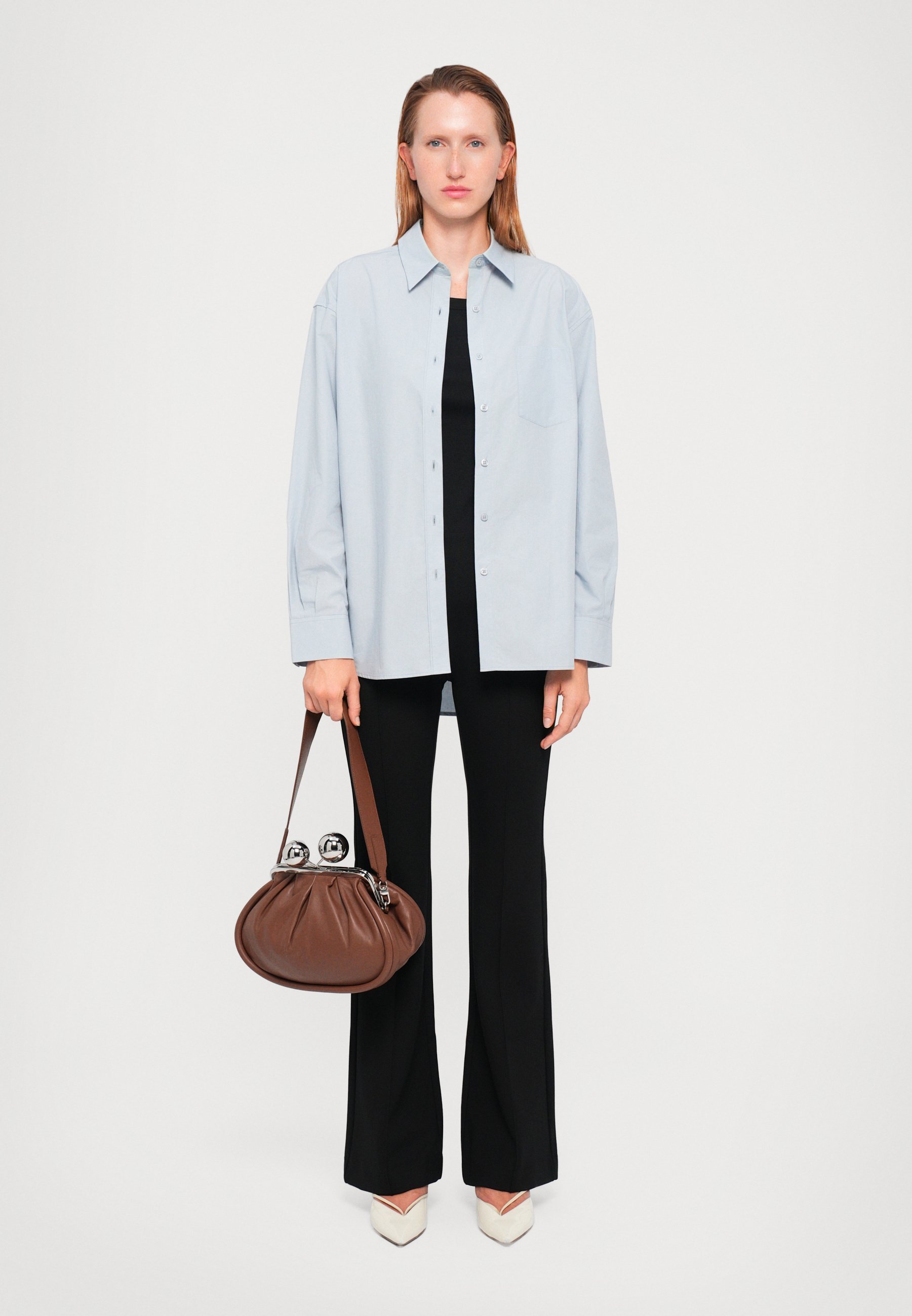 FINAL DE SEMANA MaxMara MILVANEW - Clutch - marrom escuro