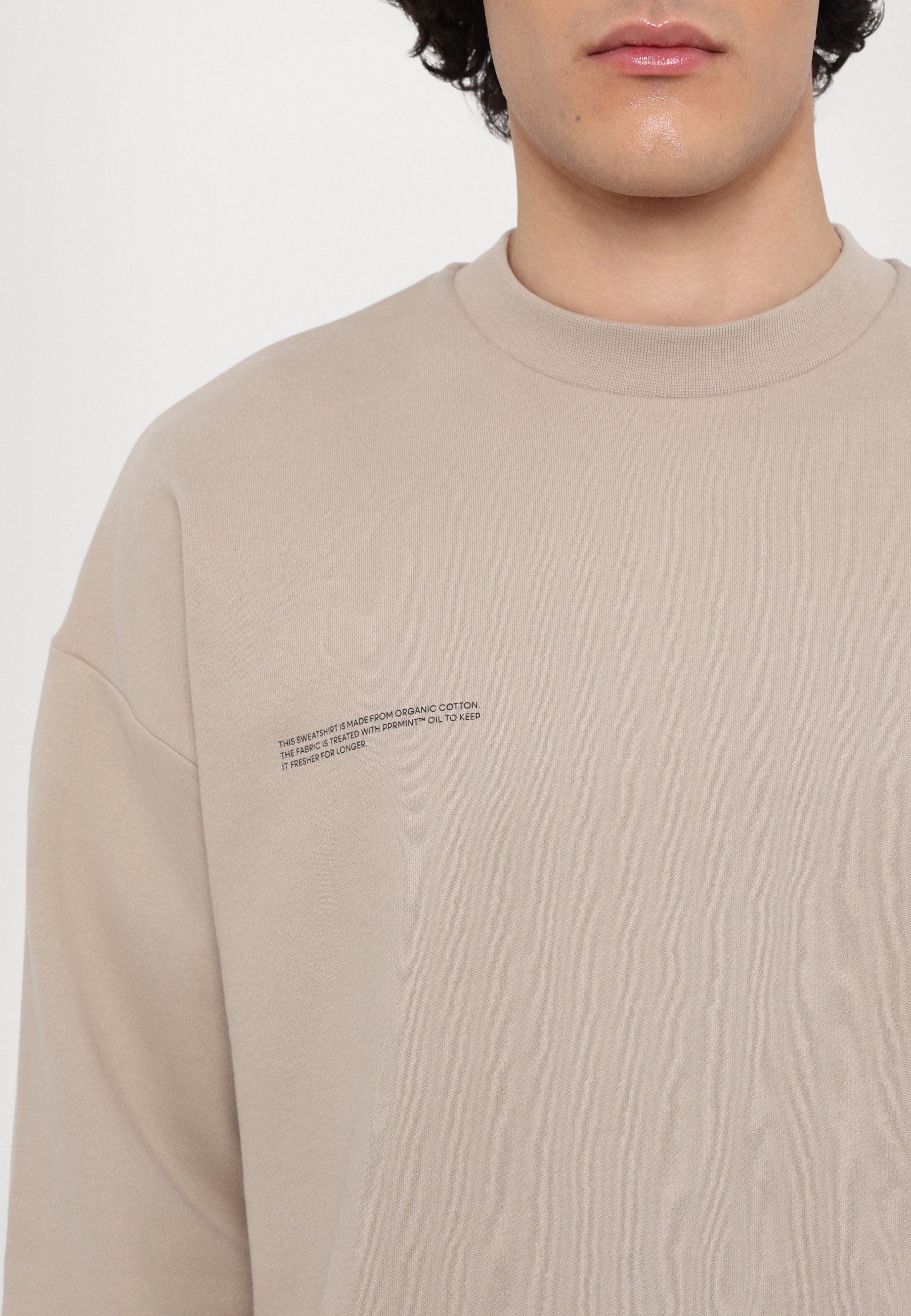 PANGAIA MIDWEIGHT UNISEX - Genser - stone