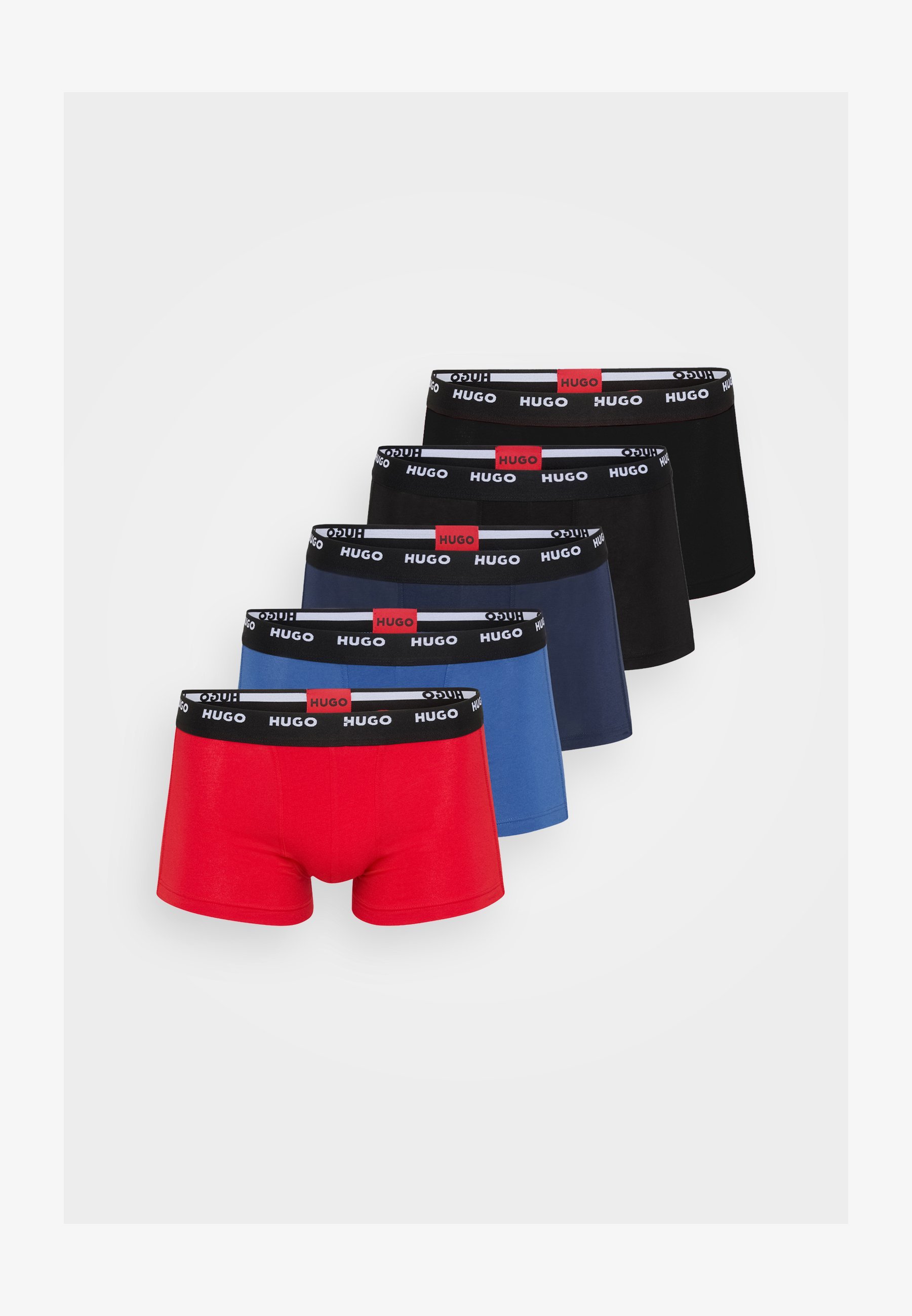 HUGO TRUNK 5 PACK - Bokserki - niebieskie/czarne/czerwone