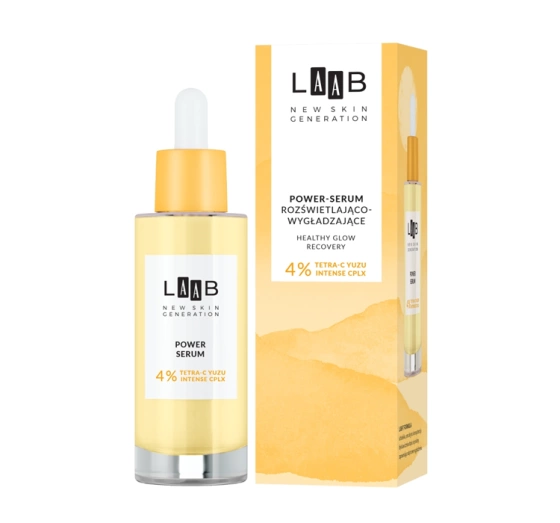 AA LAAB Tetra-C Yuzu rozświetlająco-wygładzające power-serum do twarzy 30 ml