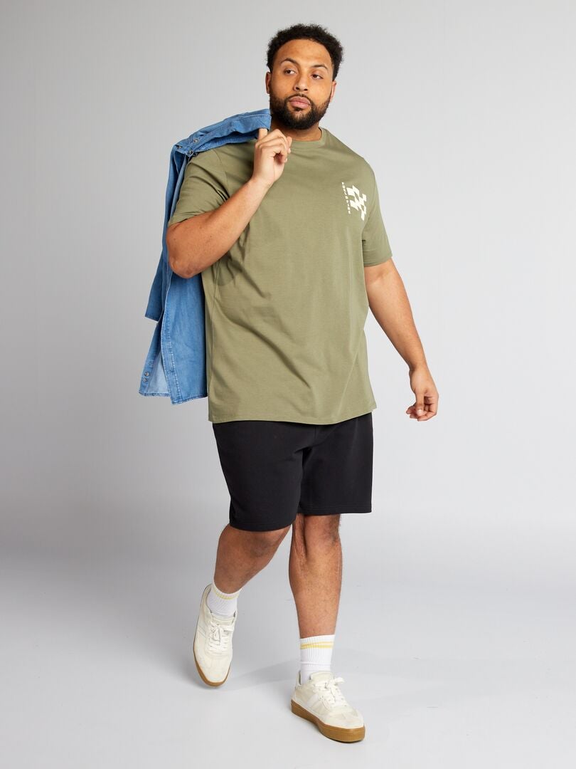 Fleece shorts - Zwart