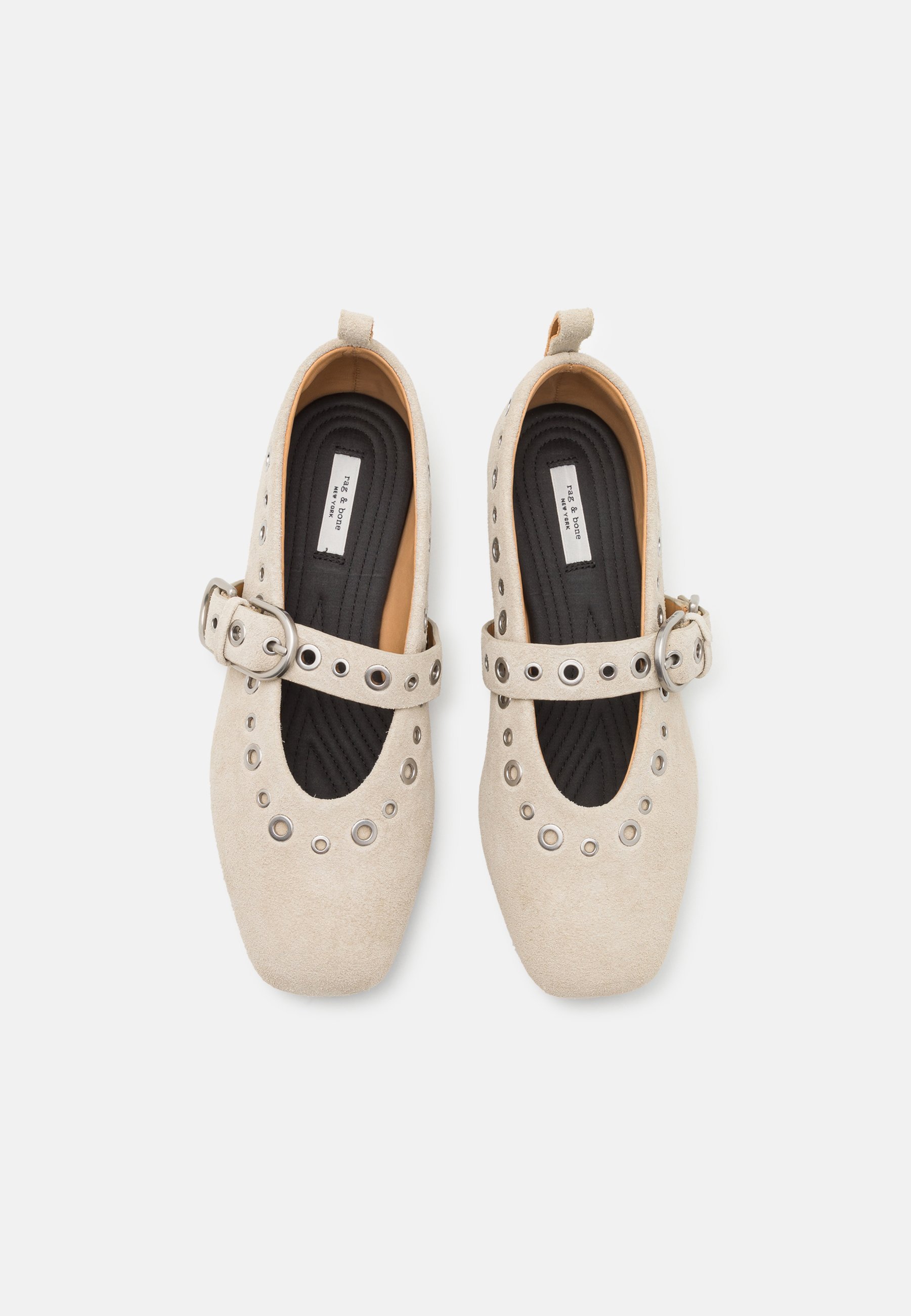 rag & bone SPIRE MARY JANE GROMMETS - Ballerines à bride cheville - Lightsands