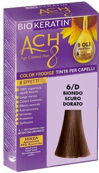 BIOKERATIN Biokeratin Ach8 6/D coloration blond doré foncé