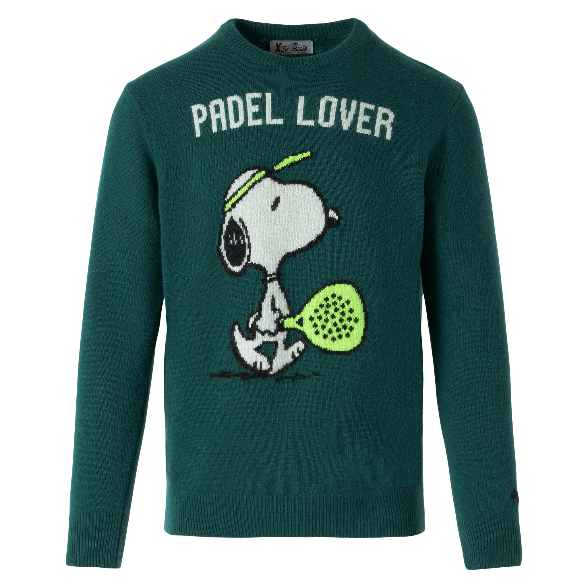 Groene herentrui met Snoopy-print | SNOOPY - SPECIALE EDITIE