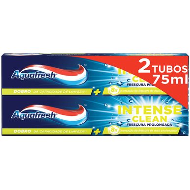Aquafresh Intense Clean -hammastahna 2 x 75 ml