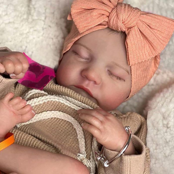Poupée bébé Reborn  - Levi - 49 cm - Vêtements remplaçables