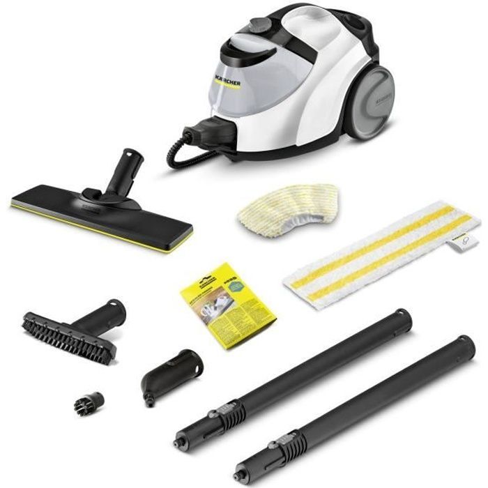 Plancha de vapor KARCHER SC 5 Easy Fix - 2250 W - 4,2 bar - Elimina hasta el 99,9% de virus y bacterias.