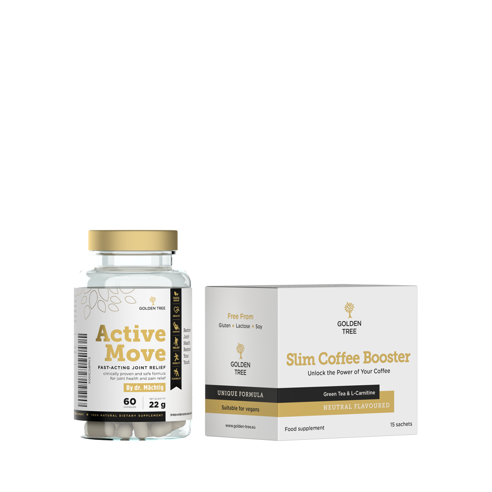 Golden Tree ACTIVE MOVE + SLIM COFFEE BOOSTER SET