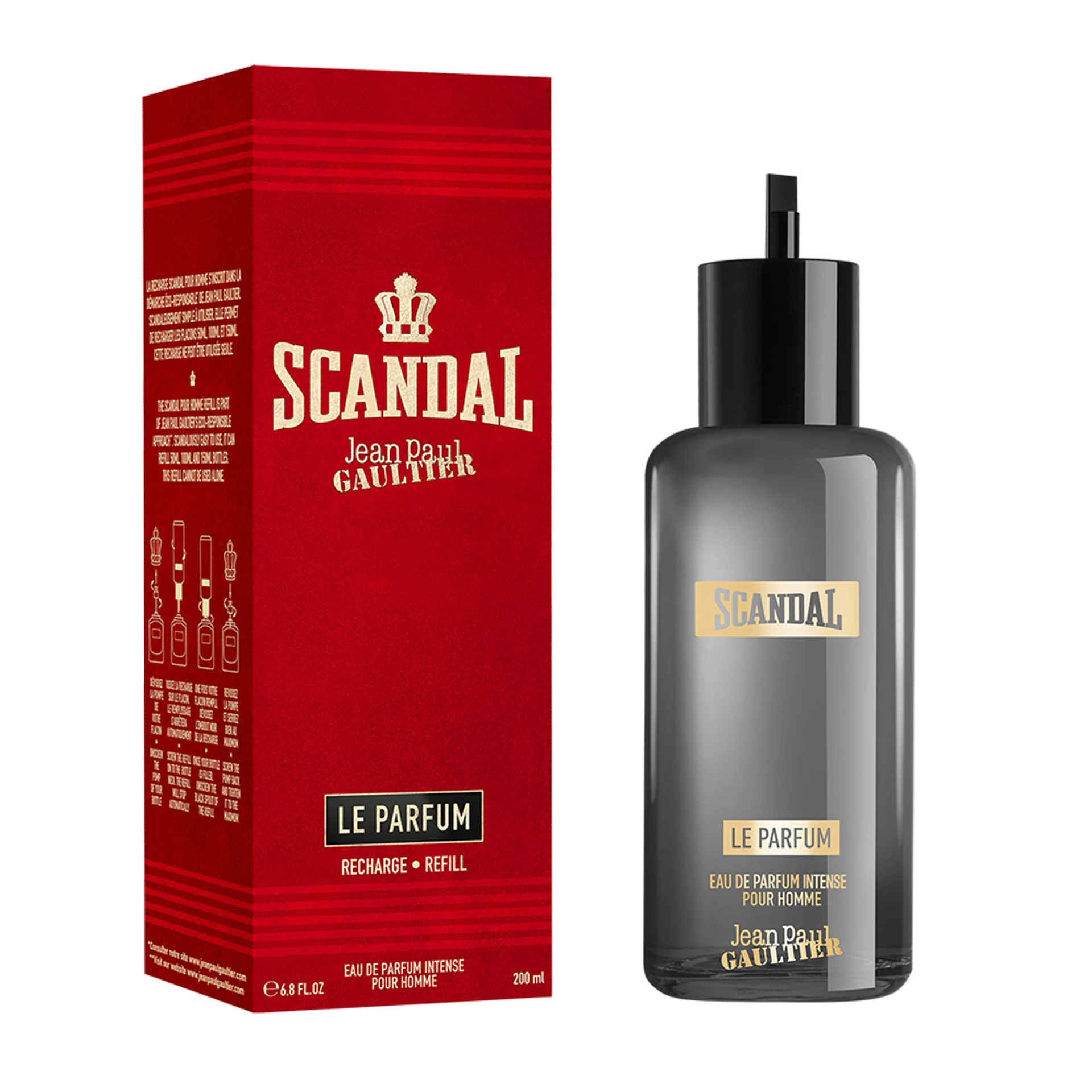 Scandal Le Parfum Pour Homme Refill 200 ml - Jean Paul Gaultier