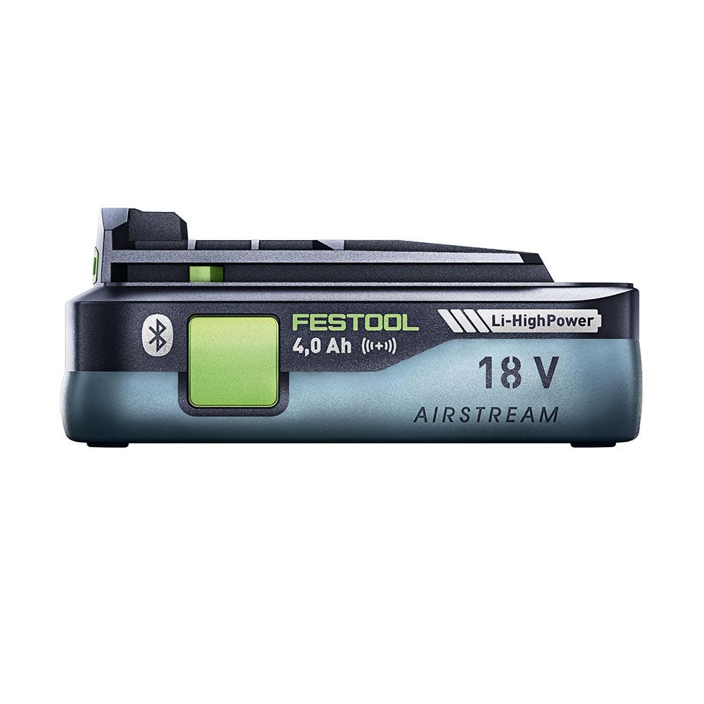 FESTOOL Airstream Bluetooth Hochleistungs-Li-Ion-Akku 18V 4,0Ah 205034