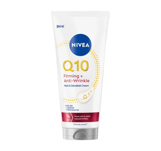 NIVEA Q10 Ujędrniający   Przeciwzmarszczkowy krem do pielęgnacji szyi i dekoltu 200 ml