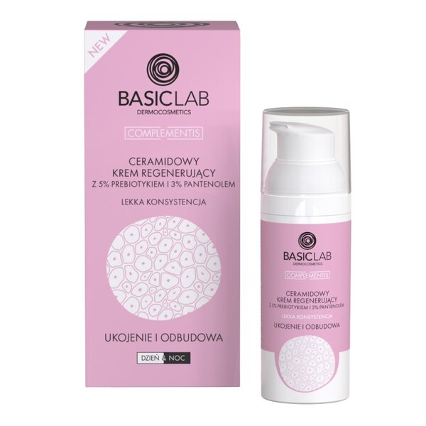 Regenerační krém BasicLab Ceramide Lehká konzistence 50ml
