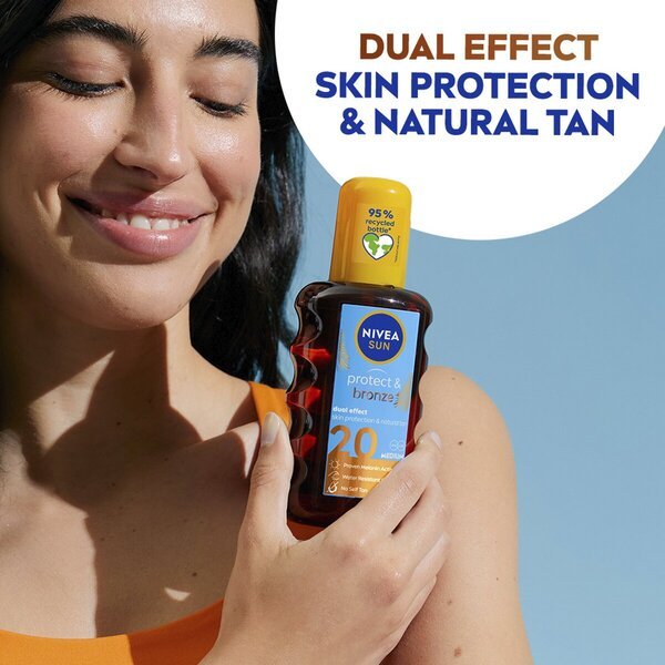 NIVEA Sun Protect & Bronze SPF20 sprej za sunčanje<br>200ml