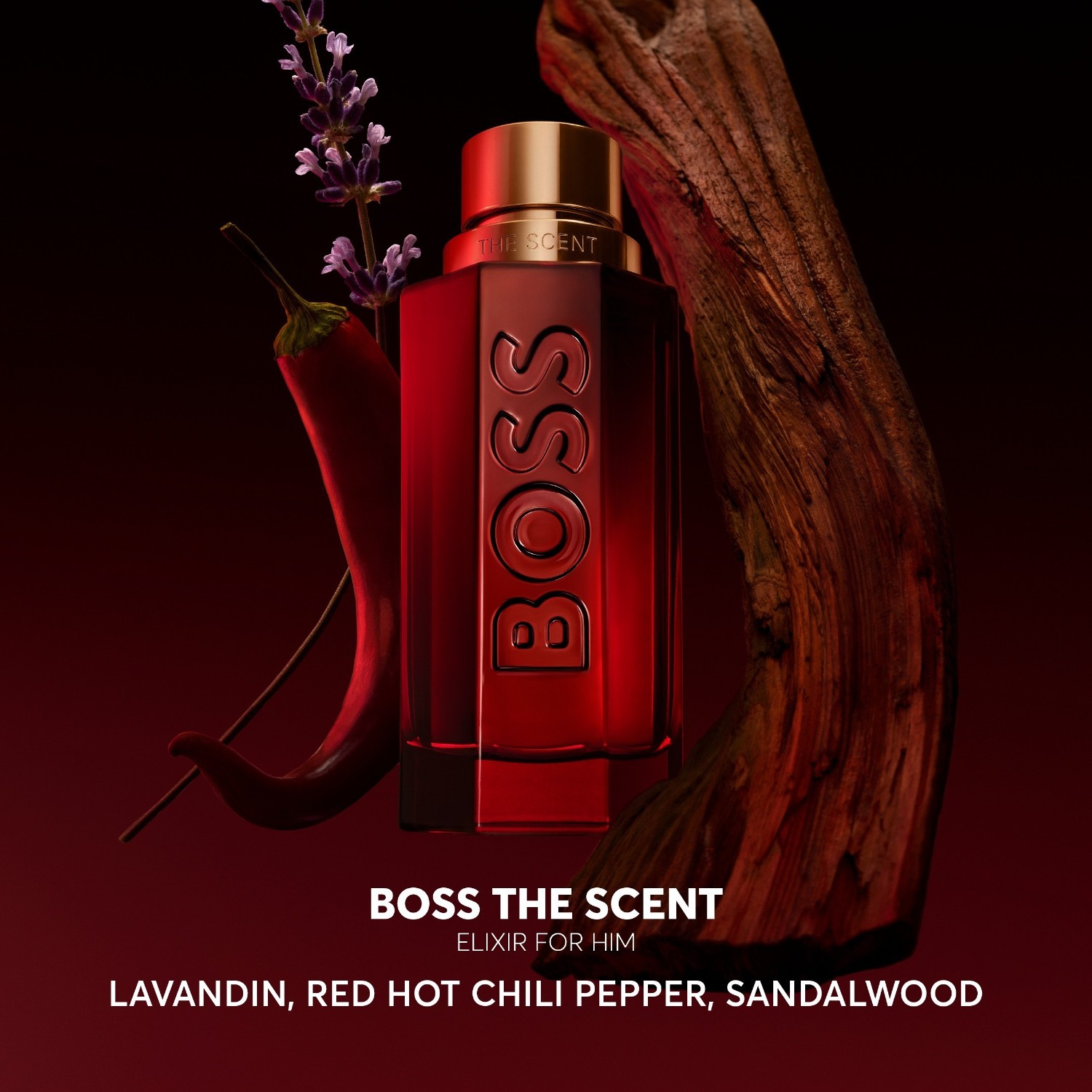 Hugo Boss Eau de Parfum Boss The Scent Elixir Parfum Intense 50 ml - vīriešu smaržas - 50 ml