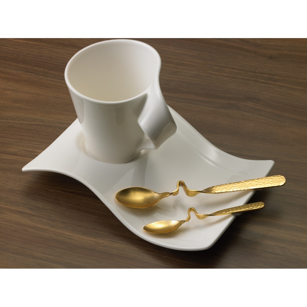 Villeroy & Boch kávová lyžička, pozlátená, NewWave Caffè - lyžička - 1 kus