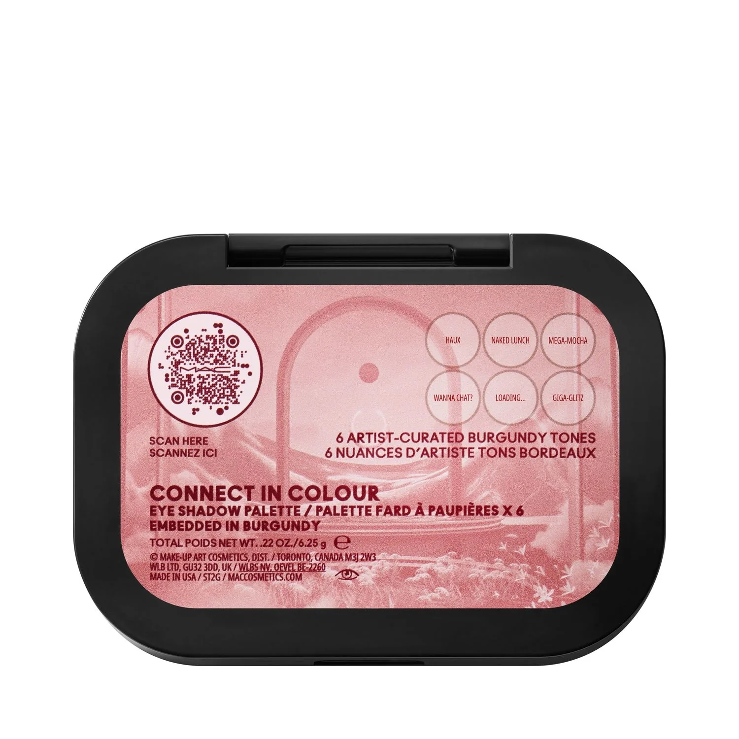Ombretti Connect In Colour Eye Shadow Palette: Embedded in Burgundy - Palette occhi, Ombretto compatto