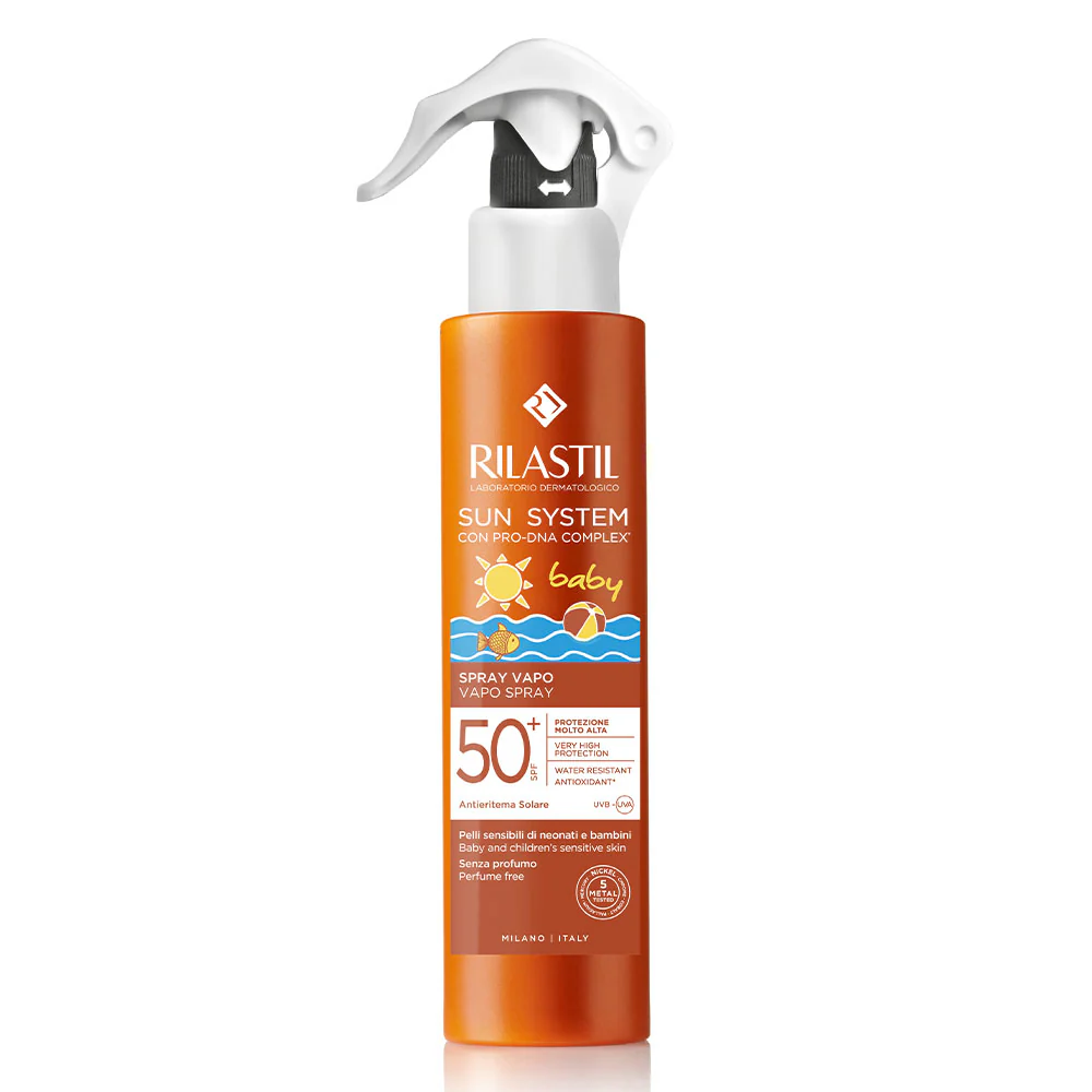 Sun System Baby Spray Vapo SPF50+ - Crema Solare Bambini, Spray solare corpo alta prot., Latte solare corpo alta prot., Prodotti per Bambini