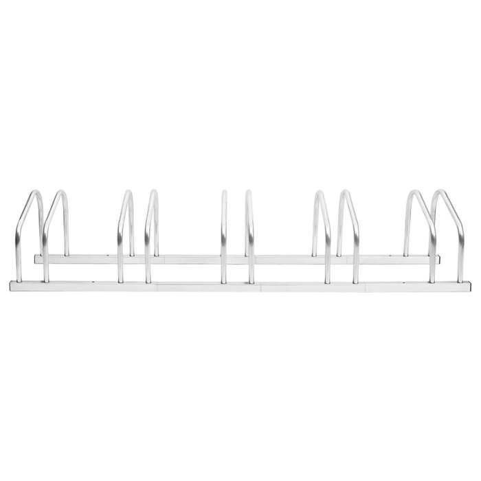 Porte-vélos - HELLOSHOP26 - Support au sol - Acier galvanisé - 5 vélos - 133,5 x 33 x 26 cm