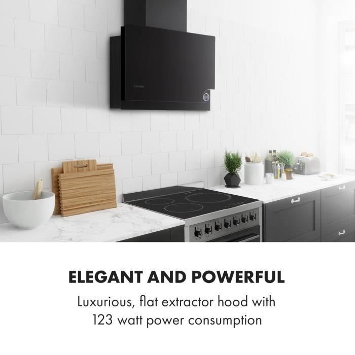 Hotte aspirante standard Klarstein Amelia - Noir