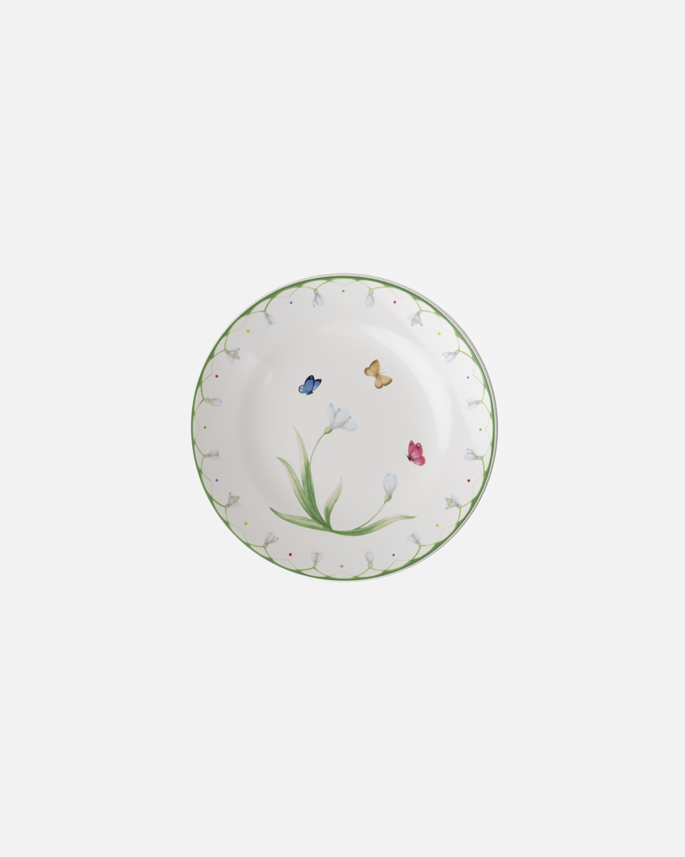 Assiette Villeroy & Boch, assiette à pâtisserie, forme printanière colorée - 1 pièce