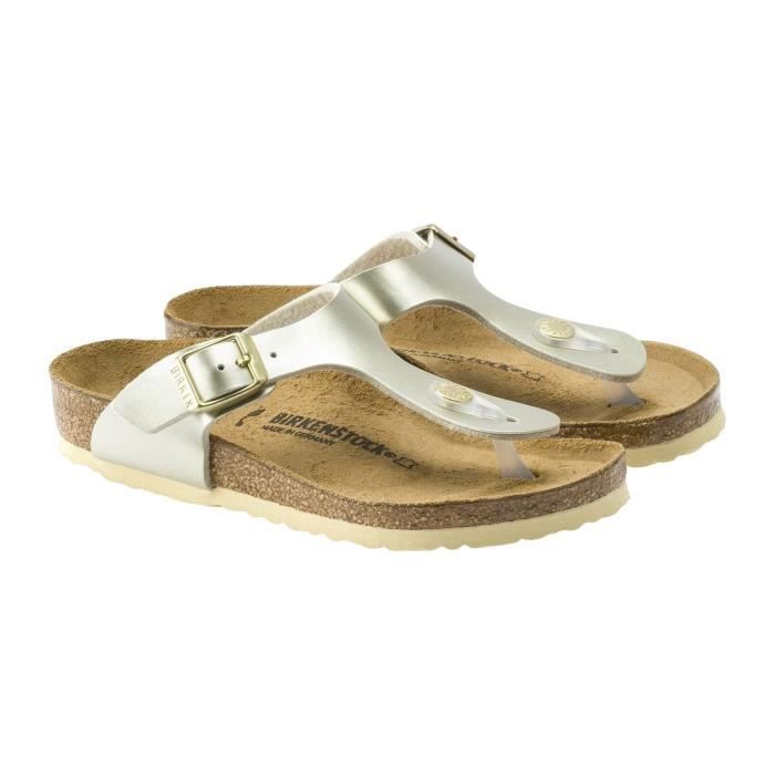 Chanclas Birkenstock Gizeh Electric Metallic para niños