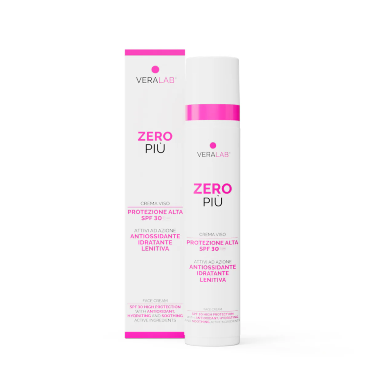 Creme Viso Zero Più - Crema viso giorno idratante, Solare viso alta prot.