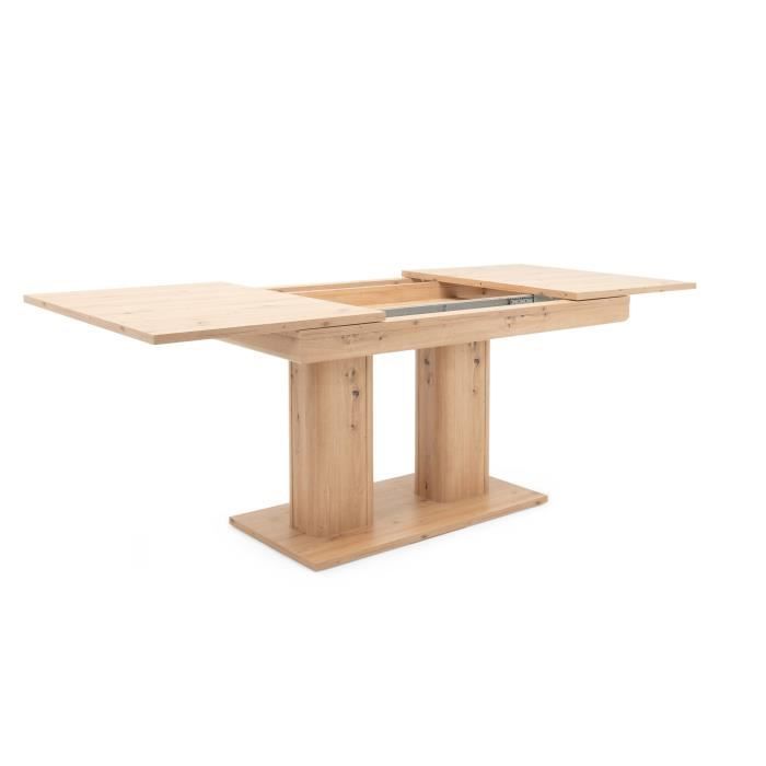 Mesa de comedor extensible - Heidelberg - L140/220 x P 90 x H 80 cm