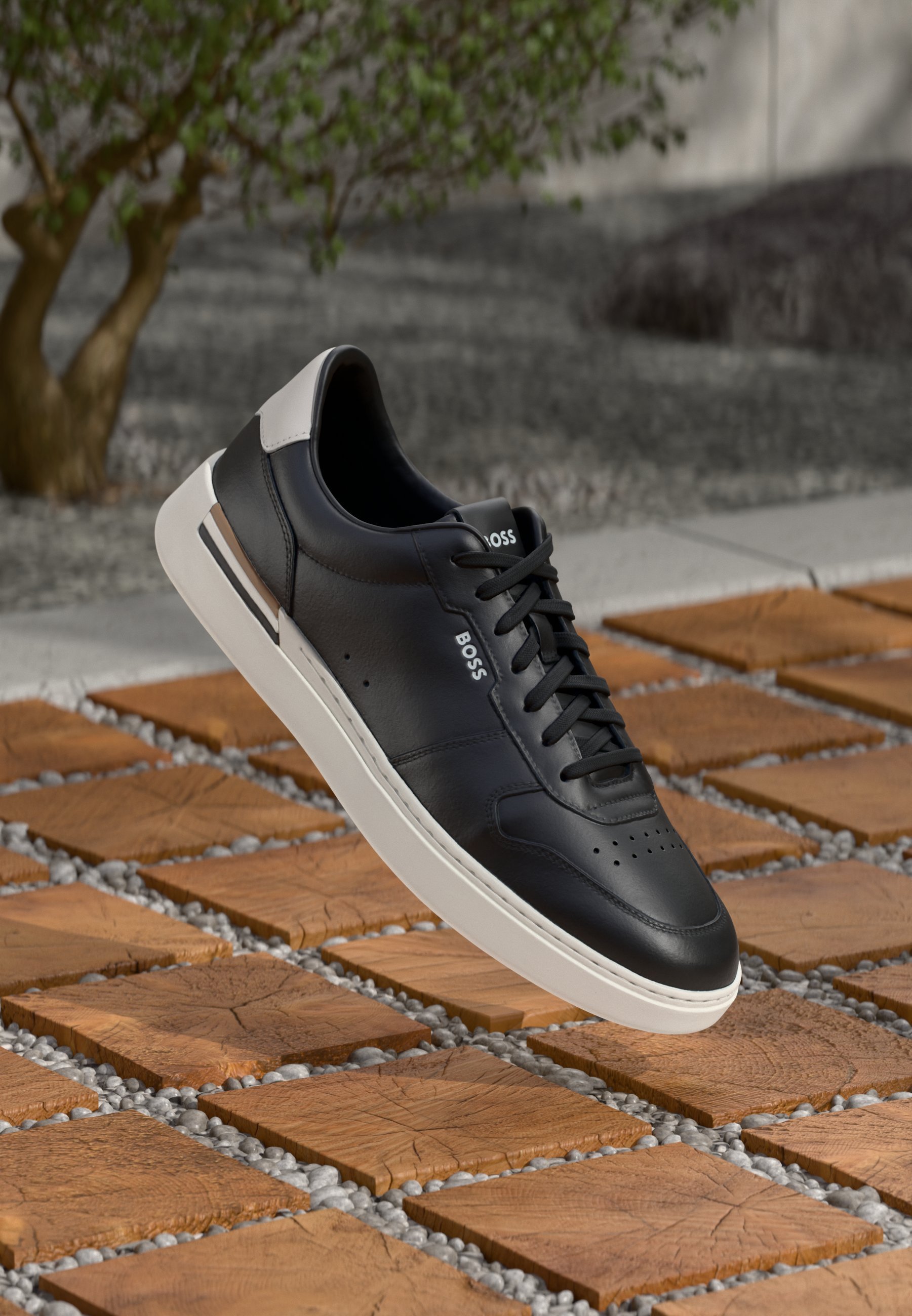 BOSS CLINT - Sneakers - zwart