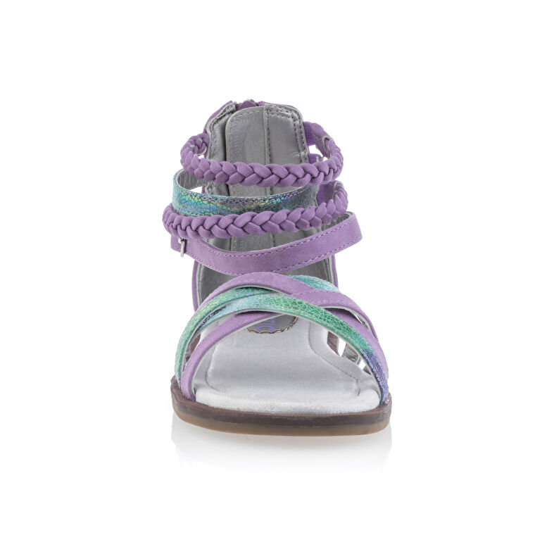 Tyttöjen violetit sandaalit/avokärkiset kengät
