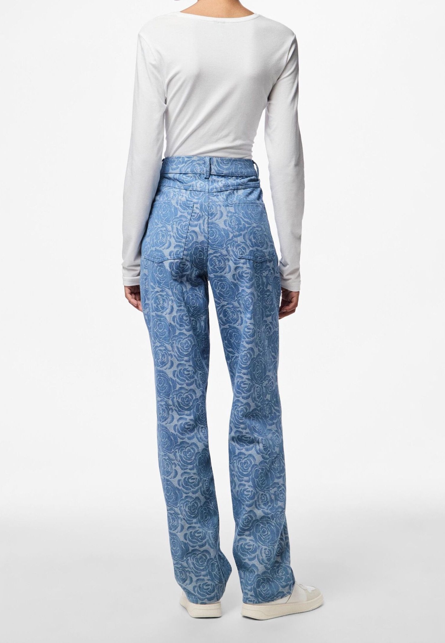 Jeans met relaxte pasvorm - blauw