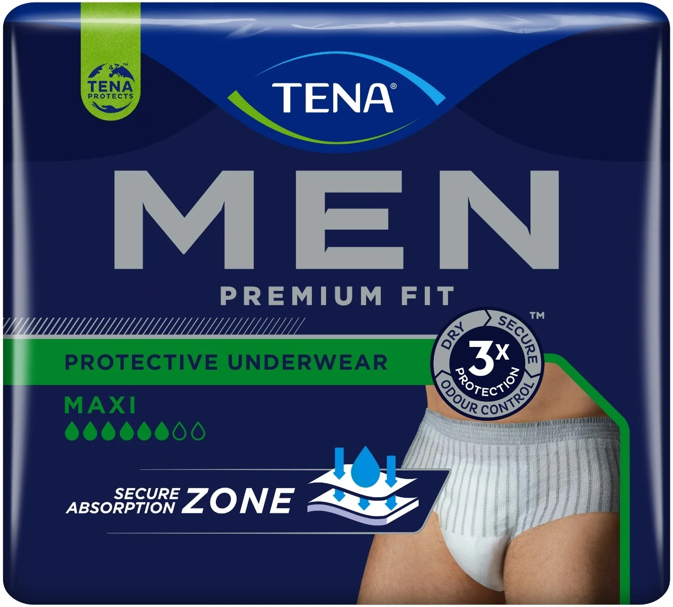 TENA Tena Men Premium Fit L/XL 8 Stück Maxi Saugfähige